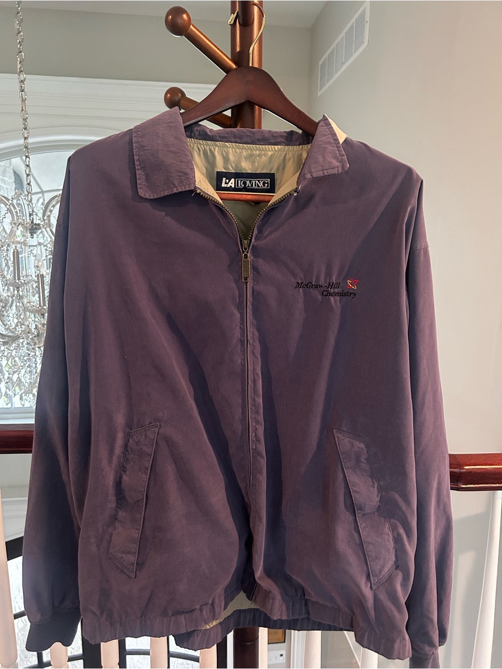 Purple McGraw-Hill Chemistry Zip Jacket